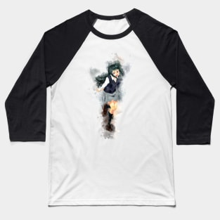 Kyou - Shikimori's Not Just a Cutie (Watercolor) Baseball T-Shirt